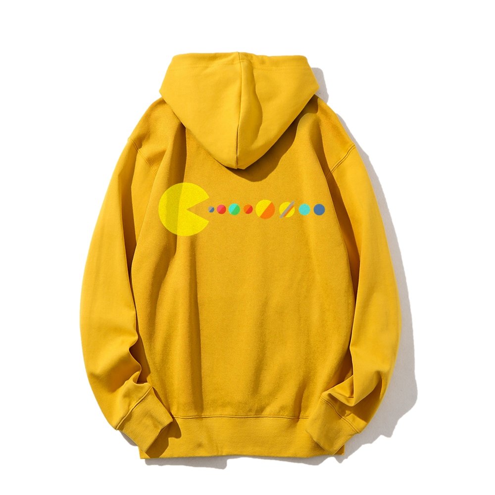 Mister Universe Printed Back Unisex Cotton Hoodie