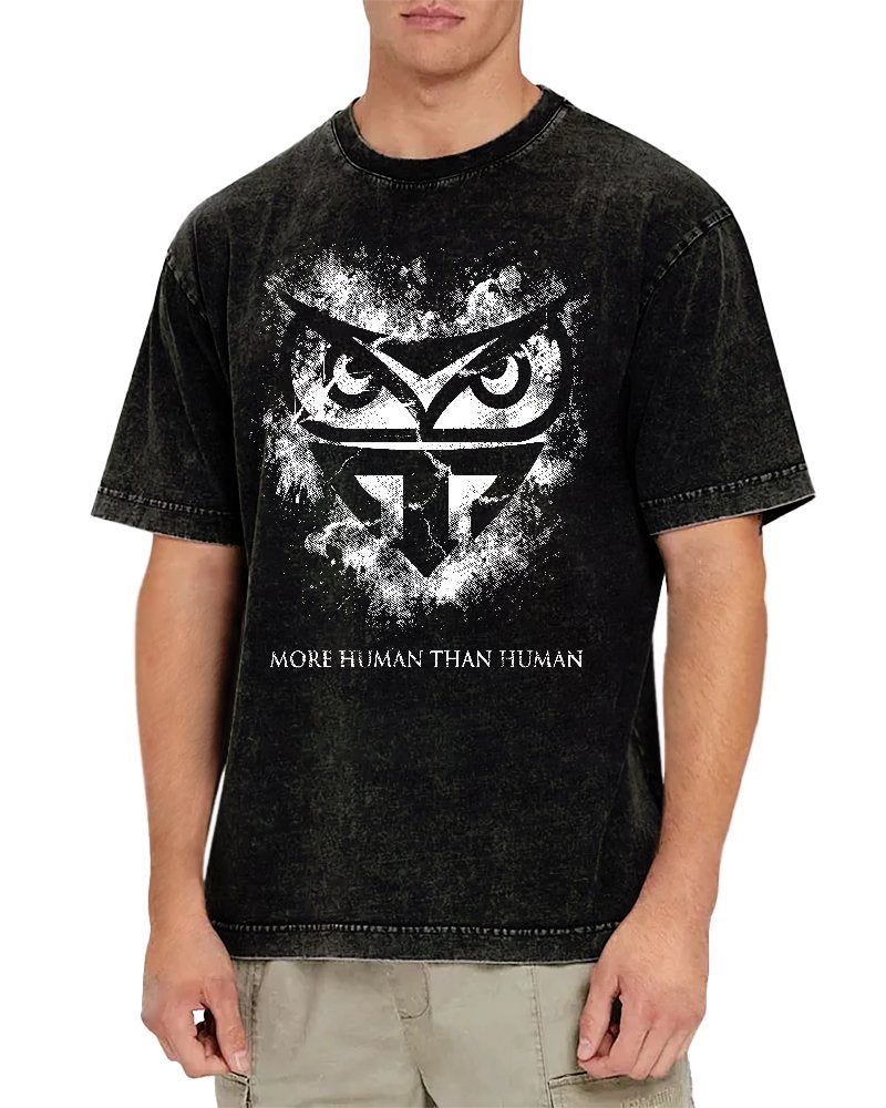 More Human Than Human Essential Vintage Distressed T-shirt