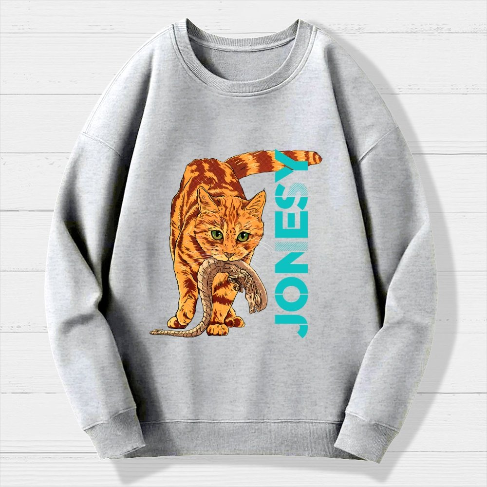 Jonesy Geek Cotton Sweatshirt