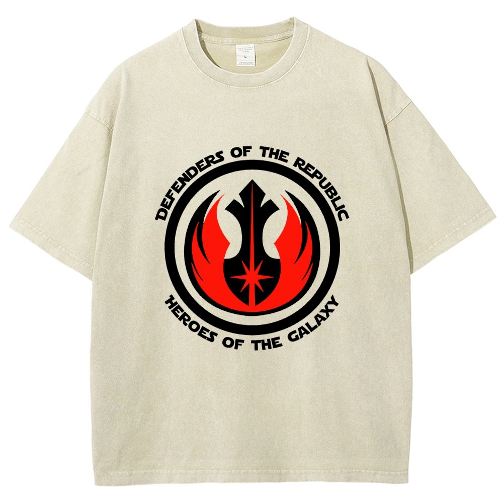 Protectors Of The Realm Heroes Of The Cosmos Vintage Distressed T-shirt