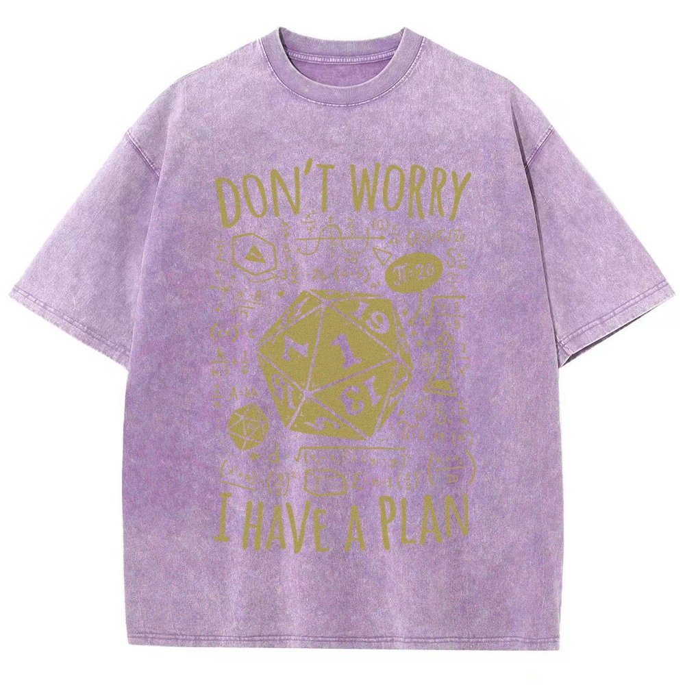 I Have A Plan Vintage Distressed T-shirt
