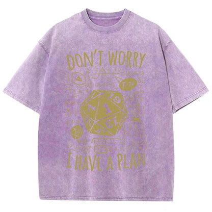 I Have A Plan Vintage Distressed T-shirt
