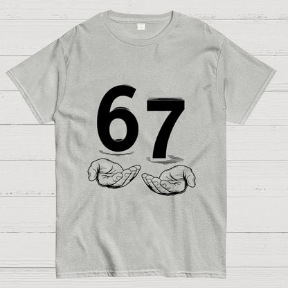 Funny Six Seven Meme Viral Quote Geek T-Shirt