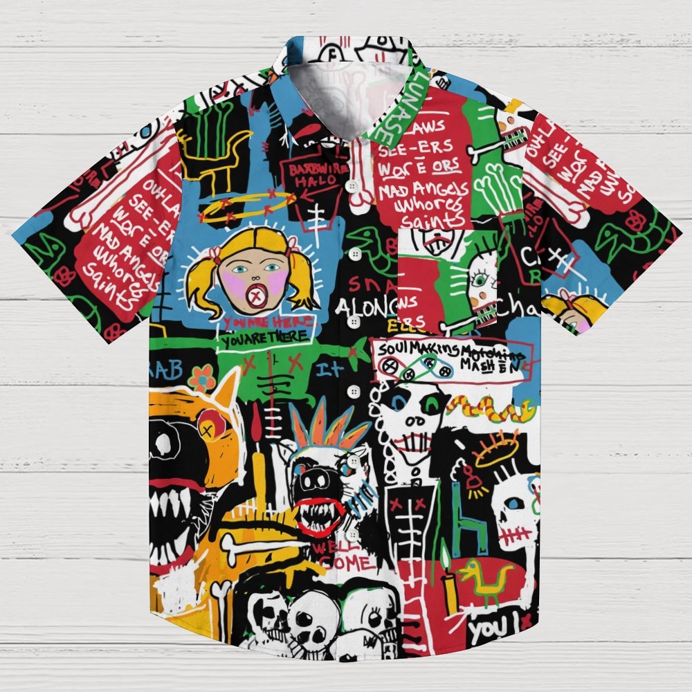 Vintage Graffiti Geeky Shirt