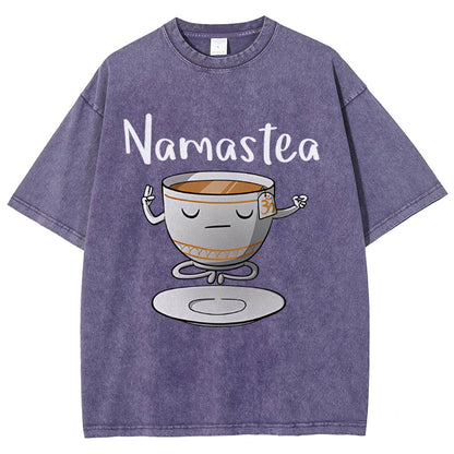 Namastea Vintage Distressed T-shirt