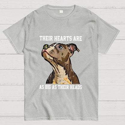 Their Hearts Are As Big As Their Heads Nerdy T-Shirt