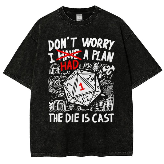 The Die Is Cast Vintage Distressed T-shirt