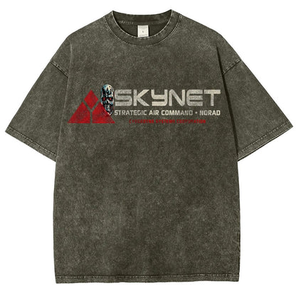 Cybernet SAC NORAD Vintage Distressed T-shirt