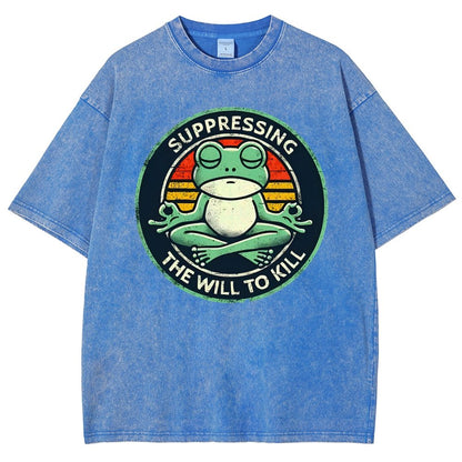 Suppressing The Will To Kill Vintage Distressed T-shirt