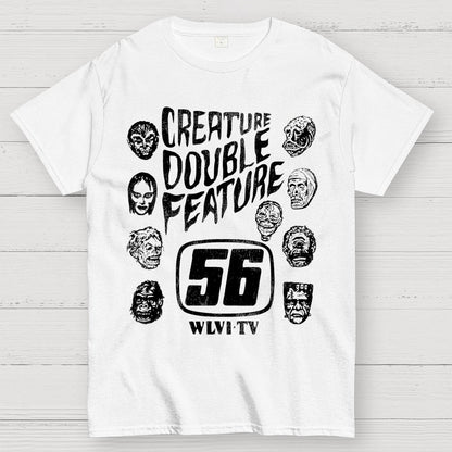 Creature Double Feature Classic Monsters Unisex Geek T-Shirt