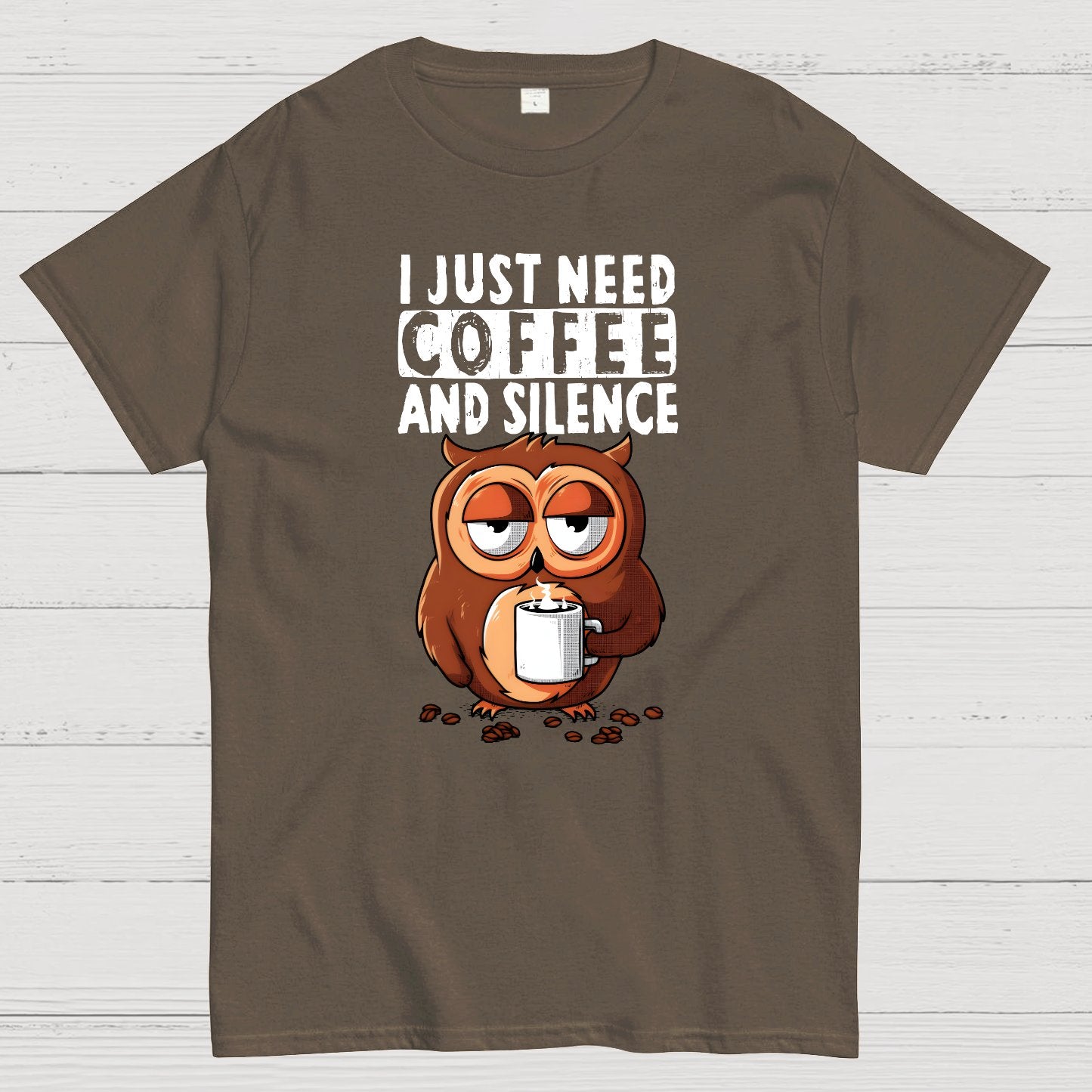 Coffee and Silence Geek T-Shirt