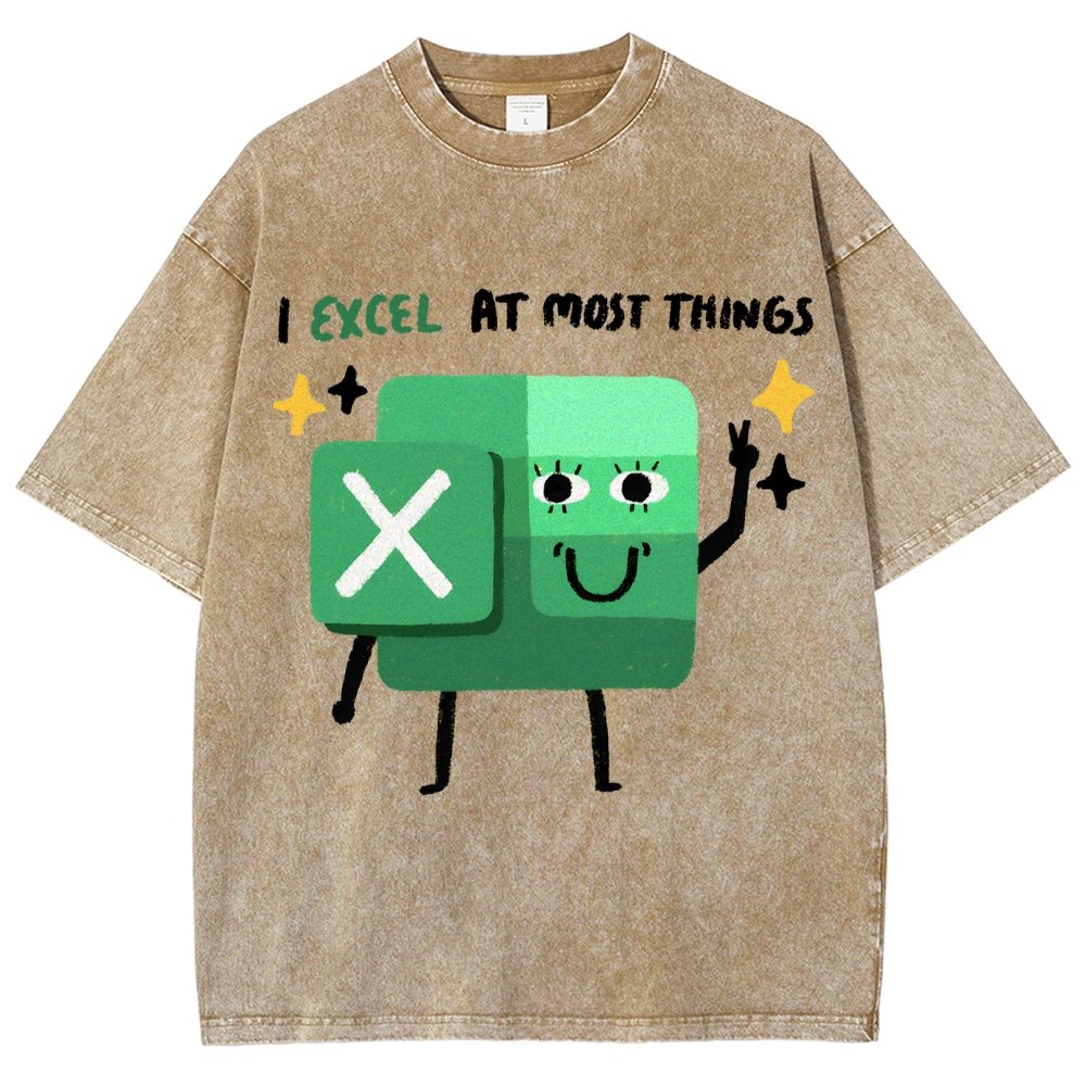 I Excel At Most Things Vintage Distressed T-shirt