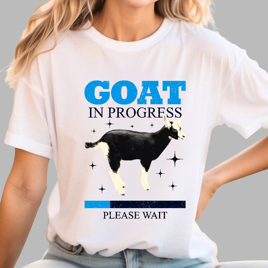 Goat In Progress Geek T-Shirt