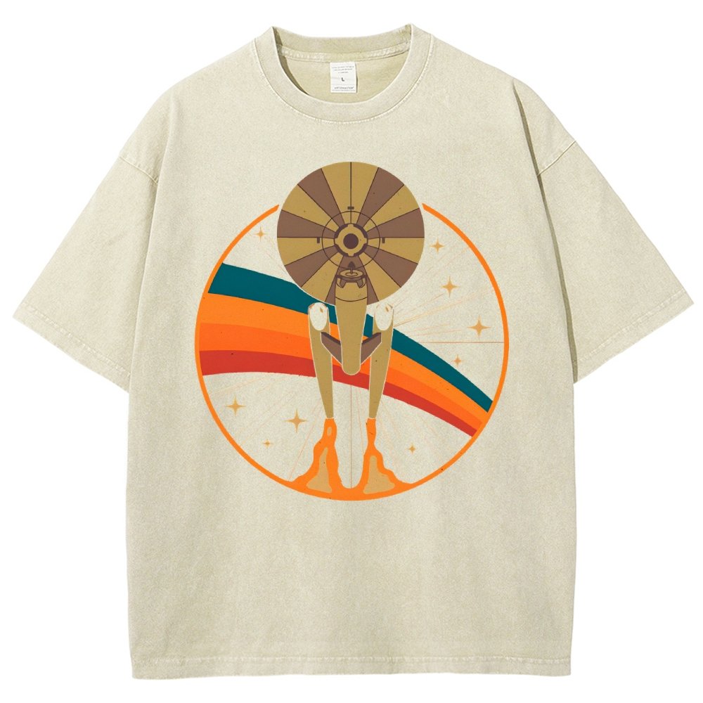 Space Date 1966 Vintage Distressed T-shirt