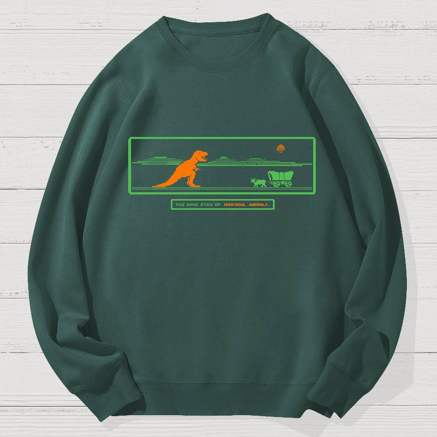 A Wormhole in Oregon Geek Cotton Sweatshirt