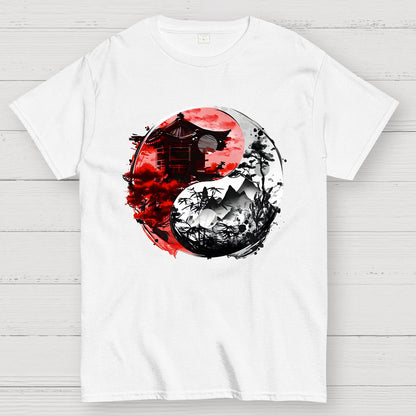 Temple Yin yang Geek T-Shirt
