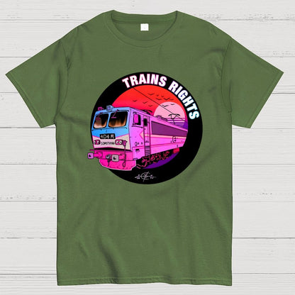 Trains Rights Geek T-Shirt