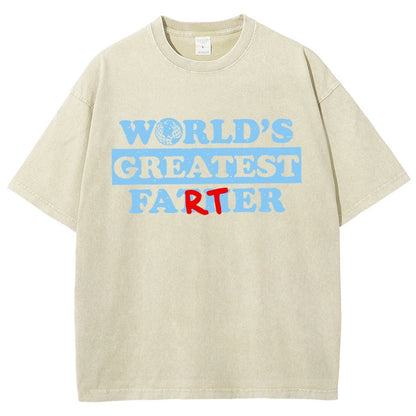 Father's Day Farter Vintage Distressed T-shirt