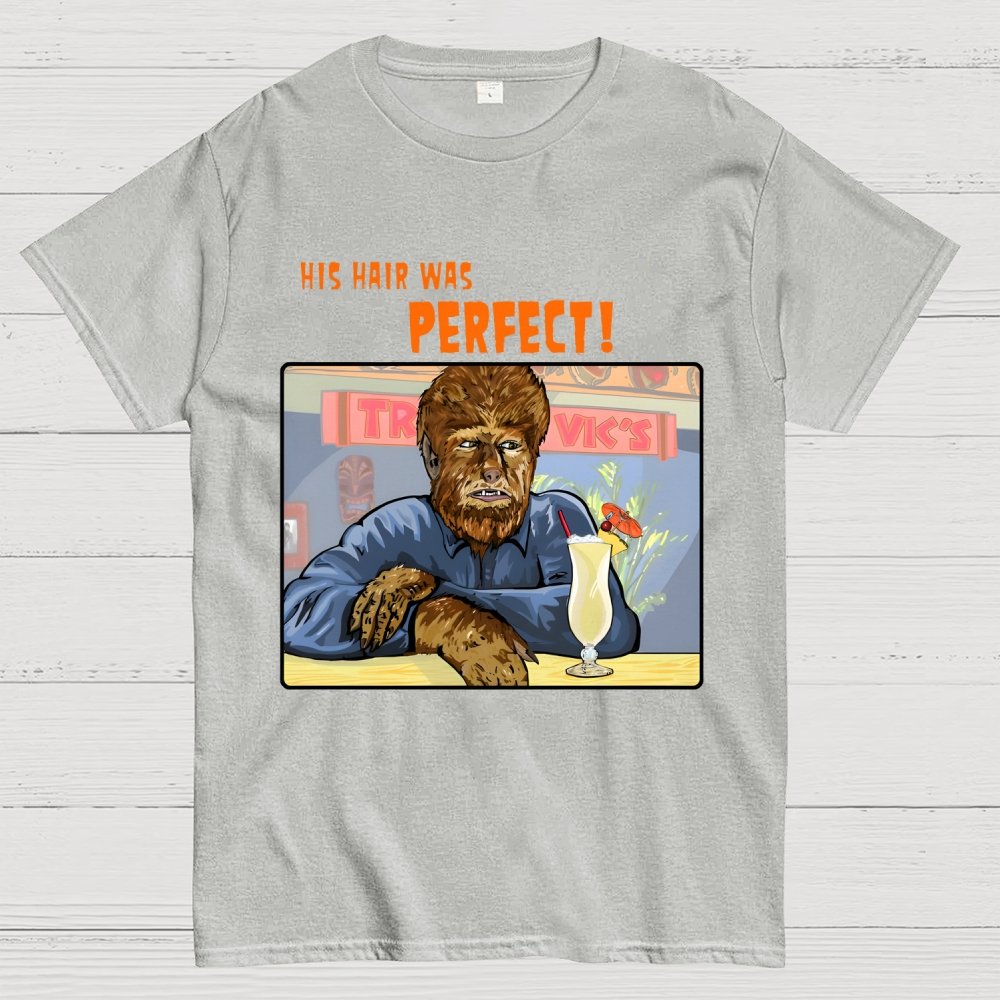 His Hair Was Perfect Geek T-Shirt