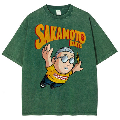 Flying Sakamoto Vintage Distressed T-shirt