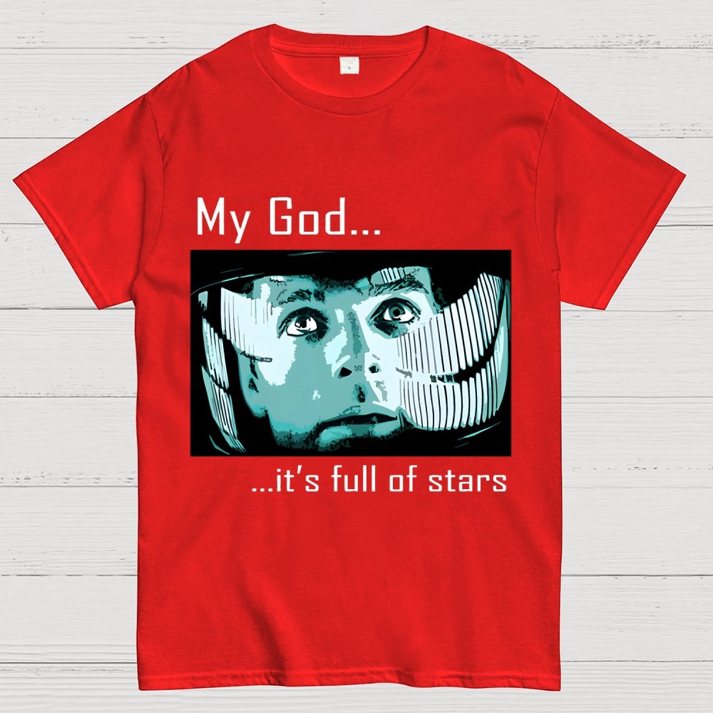 My God t's full of stars! Unisex Geek T-Shirt