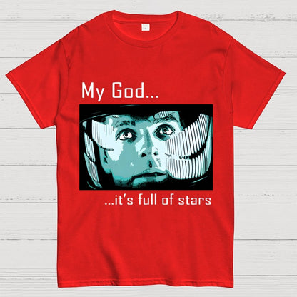 My God t's full of stars! Unisex Geek T-Shirt