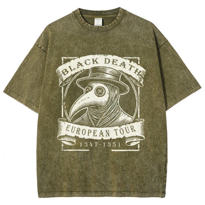 Black Death Tour Vintage Distressed T-shirt
