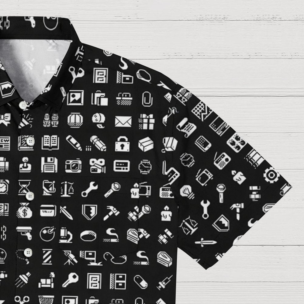 Interesting Retro Icons Geeky Shirt