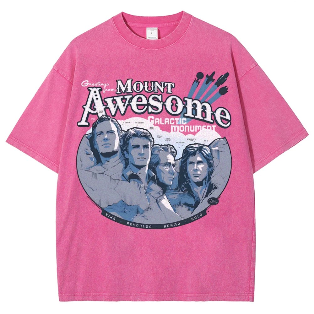 Mount Awesome Vintage Distressed T-shirt