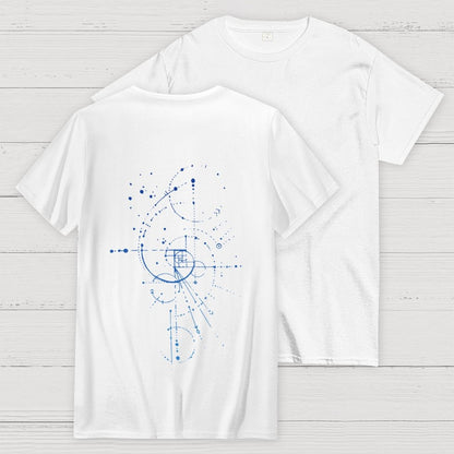 Fibonacci Nerdy  Back Printing Geek T-Shirt