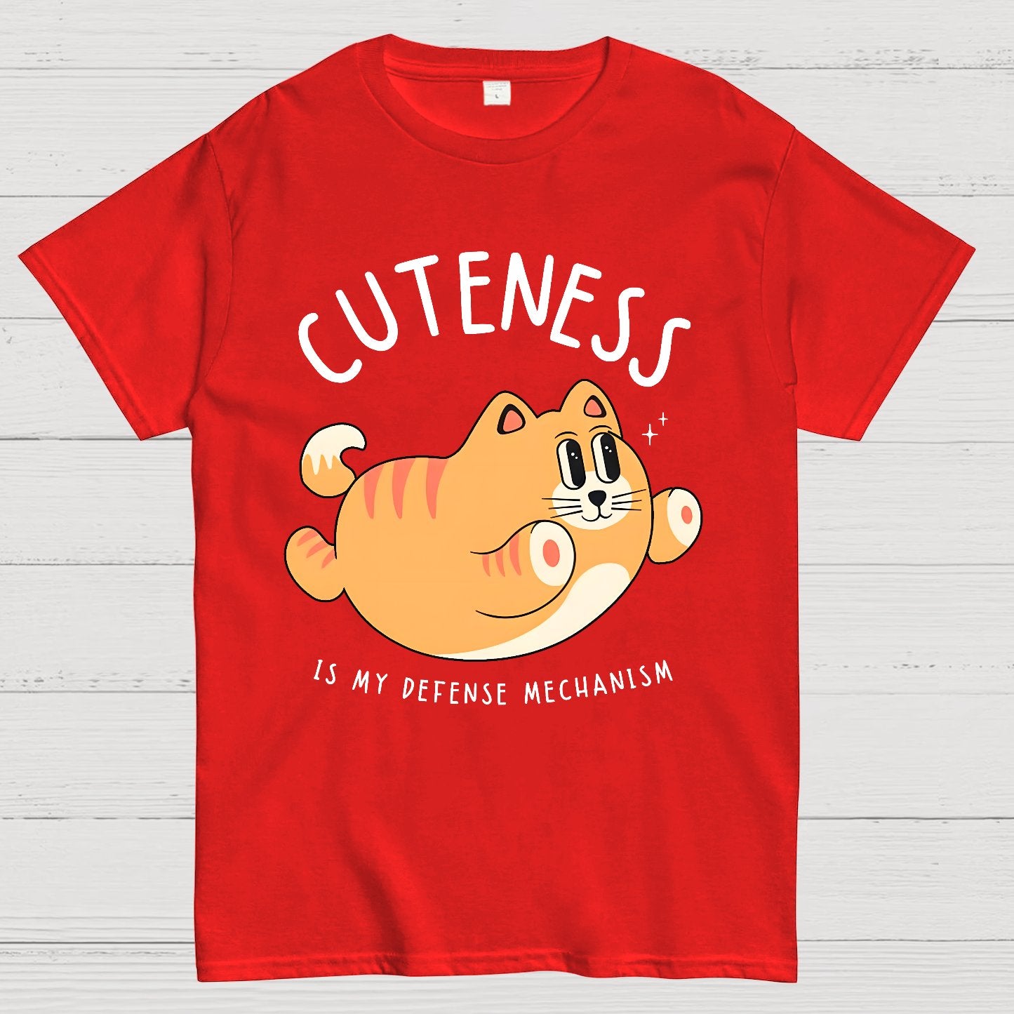 Cuteness is My Defense Mechanism Geek T-Shirt