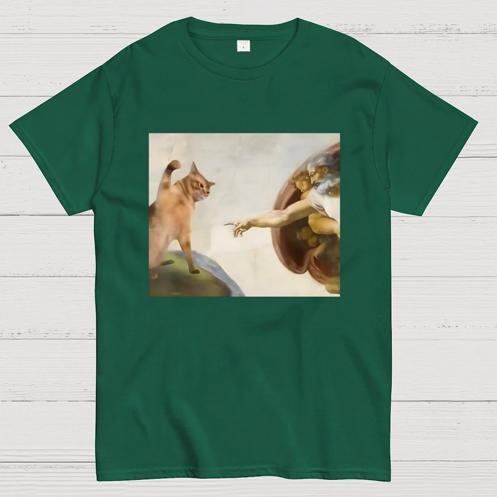 Funny Cat Unisex Geek T-Shirt