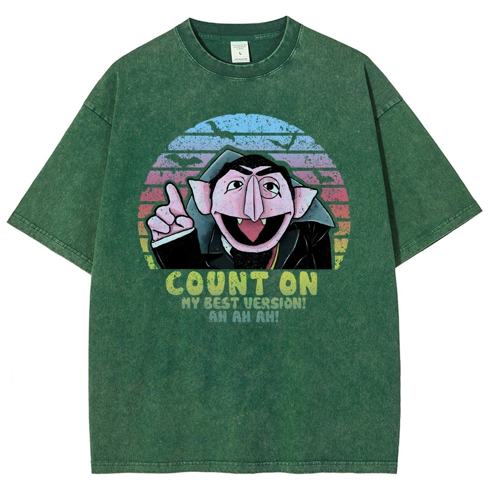 Count on My Best Version Vintage Distressed T-shirt