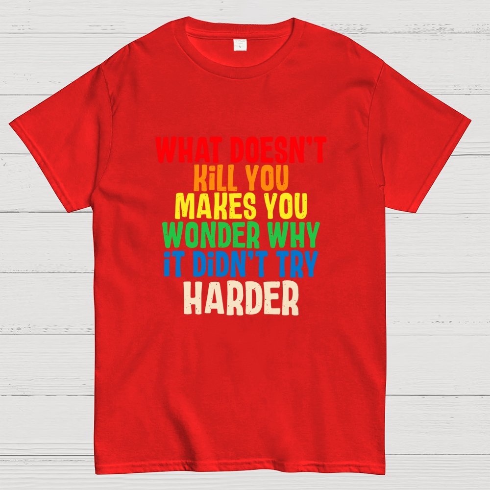 Try Harder Geek T-Shirt