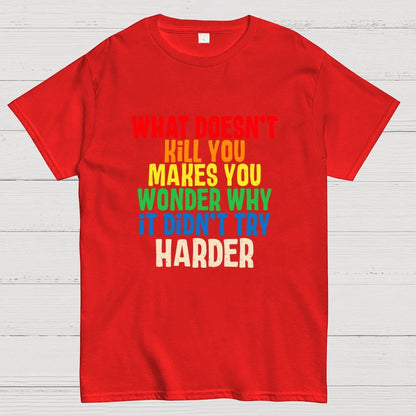Try Harder Geek T-Shirt