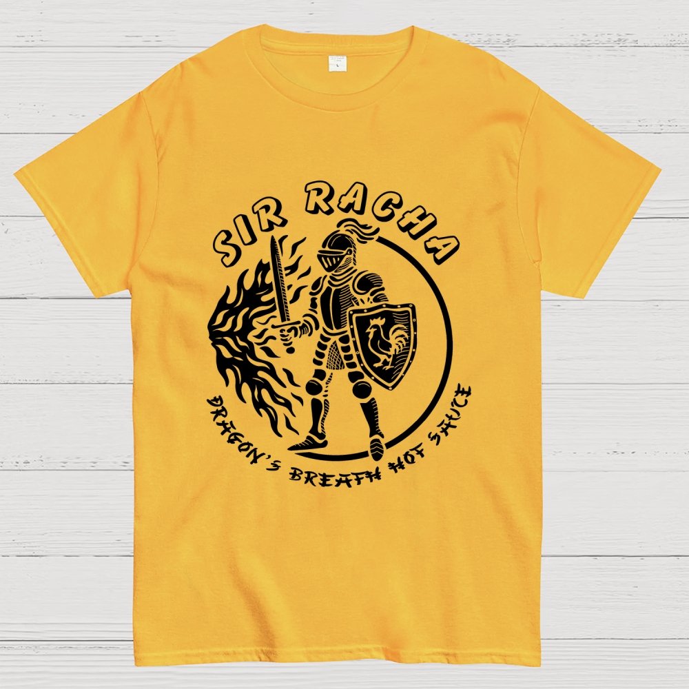 Sir Racha Dragon’s Breath Hot Sauce Geek T-Shirt
