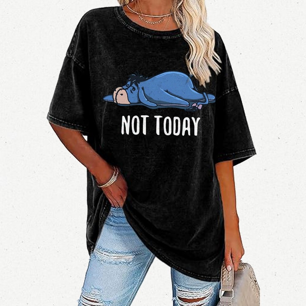 Not Today Vintage Distressed T-shirt