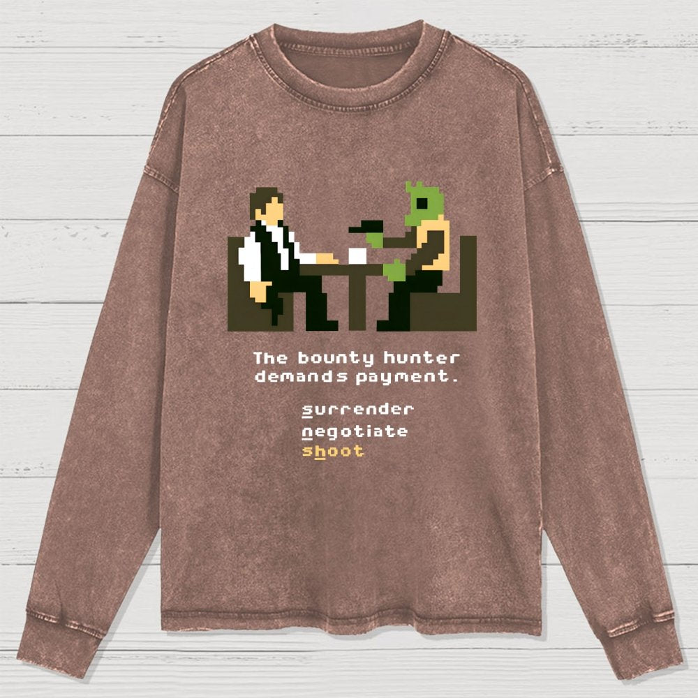 Shoot First Washed Long Sleeve Tee
