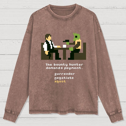 Shoot First Washed Long Sleeve Tee