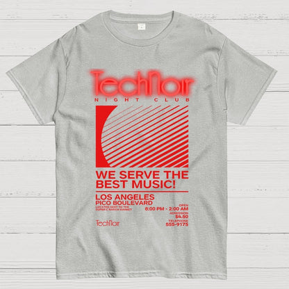 Technoir NIGHTCLUB Unisex Geek T-Shirt