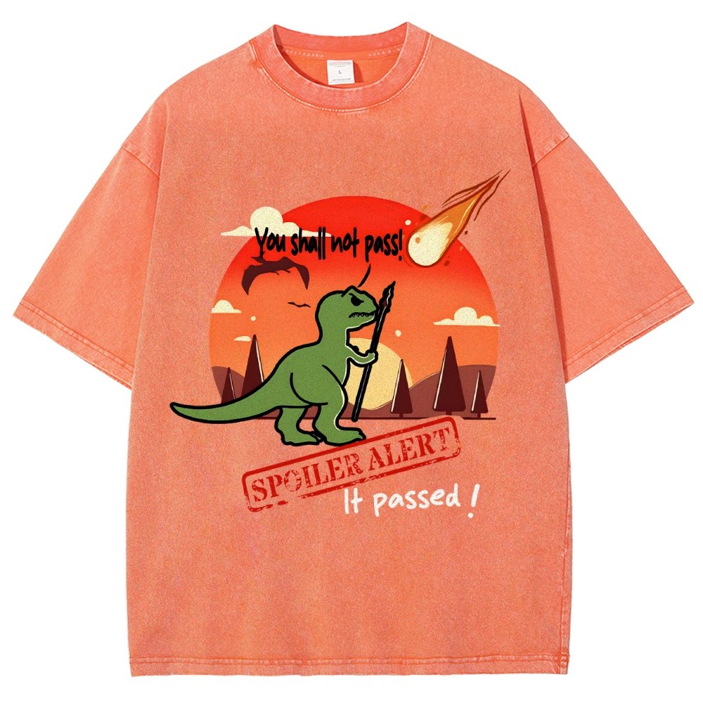 Spoiler Alert You Can't Go Through! Vintage Distressed T-shirt