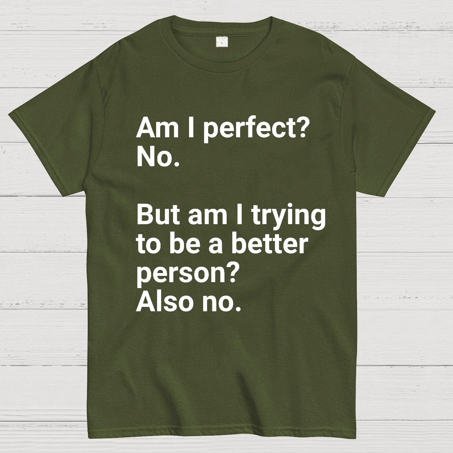 Am I Perfect No Nerdy T-Shirt