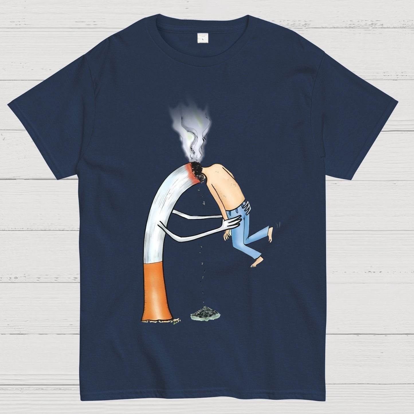 Smoking Solves Your Problems Geeky T-Shirt