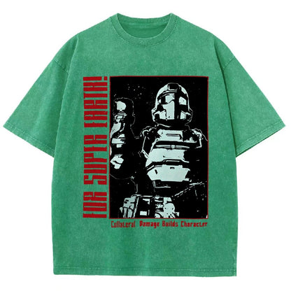 Tactical Star Soldier Vintage Distressed T-shirt