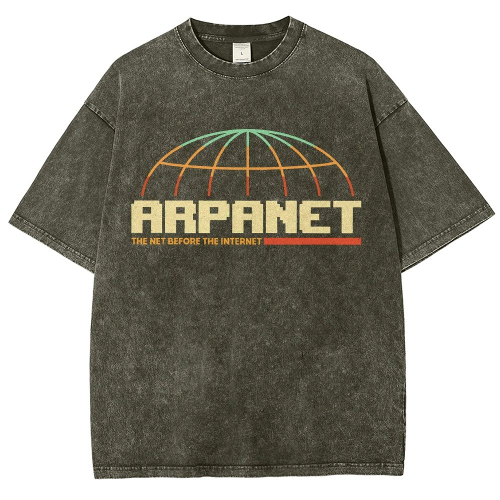 Retro Network Vintage Distressed T-shirt