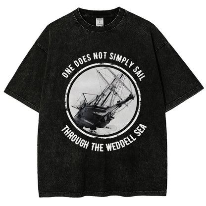 Shackleton Endurance Weddell Sea Vintage Distressed T-shirt