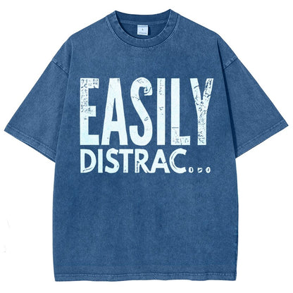ADHD OCD Awareness Vintage Distressed T-shirt
