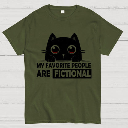 My Favorite People Are Fictional by Edesigns Geeky T-Shirt