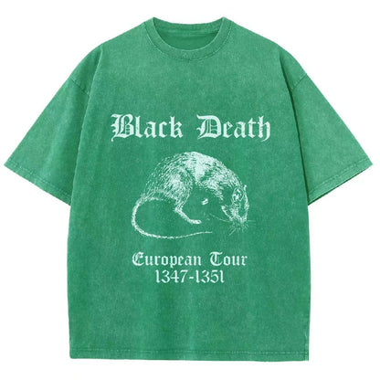 Black Death European Tour Vintage Distressed T-shirt