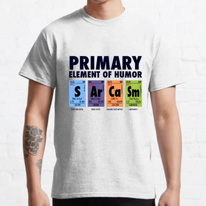 S Ar Ca Sm - Periodic Table of Humor Nerdy T-Shirt